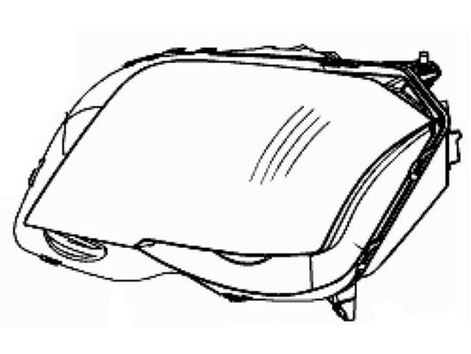 2048208859 koplamp voor MERCEDES-BENZ GLK-CLASS (X204)