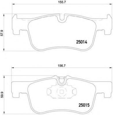 34116850567 Autobremspad BMW 1 F20 Autobremsysteem Corrosiebestendige