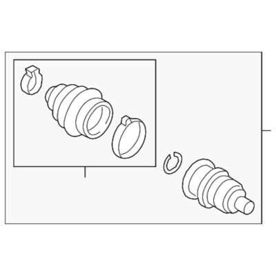 3QF498099B Transmissieonderdelen C.V. verbinding